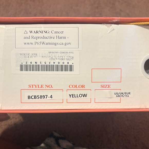 Allegra K Women's Mustard Yellow Block Heel Dress Shoes - Picture 2 of 7